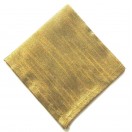 10" Faux Poly Raw Silk Pocket Square Golden Classy Statement Fashion Cool